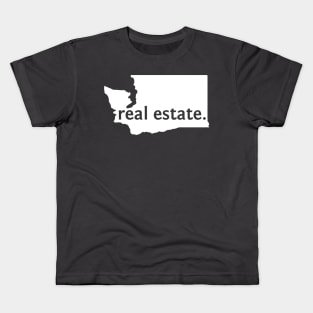 Washington State Real Estate T-Shirt Kids T-Shirt